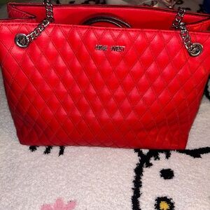 RED NINE WEST shoulder bag! worn 3 times